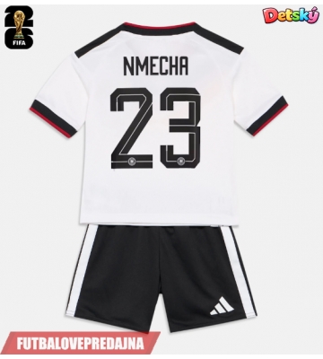 Lacne Dětský Futbalové dres Nemecko Felix Nmecha #23 MS 2026 Krátky Rukáv - Domáci (+ trenírky)